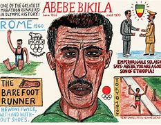 Image result for Abebe Bikila Collage