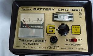 Image result for Charging Motorcycle Battery with Old Style Charger