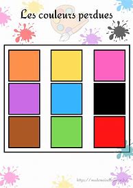 Image result for Les Couleurs Exercicesclipart