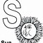 Image result for Smiling Sun Coloring Page