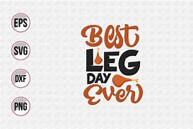 Image result for Leg Day Gym SVG