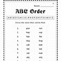 Image result for Alphabetic Order and Number