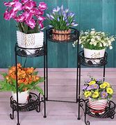Image result for Folding Metal Flower Pot Stand