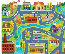 Image result for My Neighborhood Map Clip Art