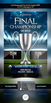 Image result for Championship Poster