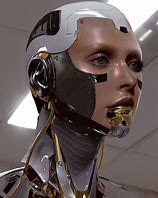 Image result for Cyberpunk Robot Head
