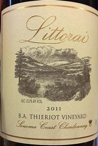Image result for Littorai Chardonnay B A Thieriot
