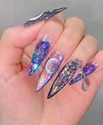 Image result for Galaxy Ombre Nails