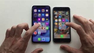 Image result for 6 vs iPhone X