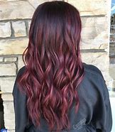 Image result for Burgundy Balayage Hair Color