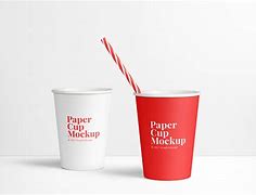 Image result for Paper/Cup Mockup PSD