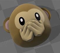 Image result for Apple Monkey Face Emoji 3D