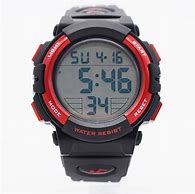 Image result for Red and Black Waterproof Watch