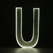 Image result for Neon Outline Letter U