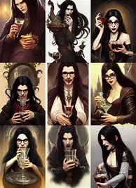 Image result for Vampire Glasses Character Concept
