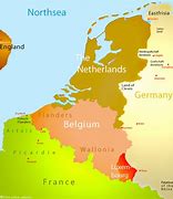 Image result for Netherlands and Belgium Map