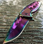 Image result for Colorful Pocket Knives