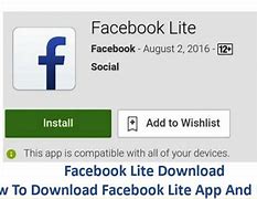 Image result for Download and Install Facebook Lite App