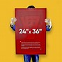 Image result for How Big Is 24X36 Poster