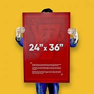 Image result for How Big Is 24X36 Poster