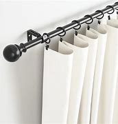 Image result for Curtain Rod with Clips
