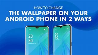 Image result for Photos of Wallpapers of an Android Phone Being Changed