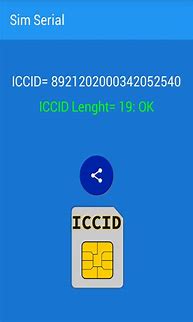 Image result for Sim Card Iccid Number