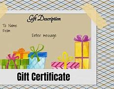 Image result for Gift Certificate Design Your Own