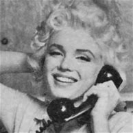 Image result for Marilyn Monroe On the Phone