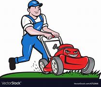 Image result for Lawn Mower Mowing Grass