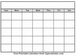 Image result for Blank Monthly Calendar Clip Art
