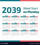 Image result for 2039 Calendar