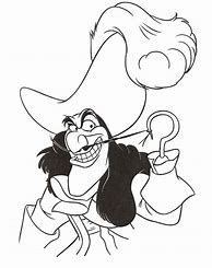 Image result for Captain Hook Coloring Pages
