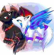 Image result for Anime Creepy Wolf Wings
