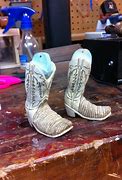Image result for Wood Carving Cowboy Boots
