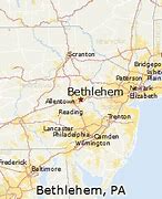Image result for Bethlehem Pennsylvania Map