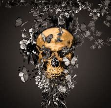 Image result for Gold Skull Wallpaper