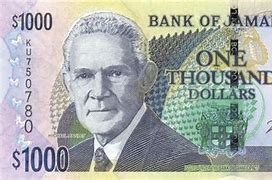 Image result for Jamaica 500 Dollar Bill