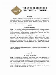 Image result for Code of Ethics PDF