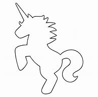 Image result for Unicorn Cut Out Template