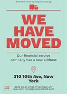 Image result for We're Moving Sign