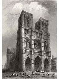 Image result for Landscape Drawing of Notre Dame