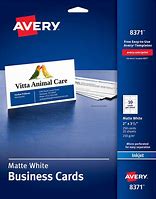 Image result for Avery Business Card 8371 Inkjet Template