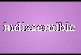 Image result for indistinguible
