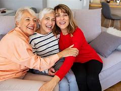 Image result for Laughing Old Lady Friends