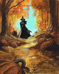 Image result for Halloween Witch Art