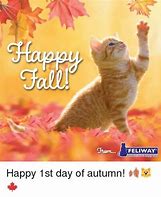 Image result for Autumn Happy Cat Meme