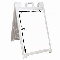 Image result for Plastic Sandwich Board Signs