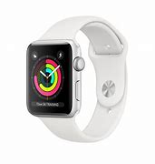 Image result for Apple Watch Series 3 GPS 42Mm Silver with White Sport Band