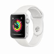 Image result for Apple Watch Series 3 GPS 42Mm Silver with White Sport Band